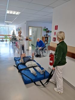 Evakuačné podložky pre klientov